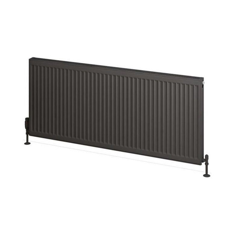 Eastbrook Type 21 Compact Panel Radiator 600mm x 1600mm - Matt Anthracite - 25.0125 - TAP 'N' SHOWER