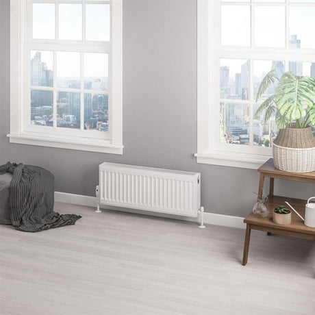 Eastbrook Type 22 Compact Panel Radiator 300mm x 1100mm - Gloss White - 25.0150 - TAP 'N' SHOWER