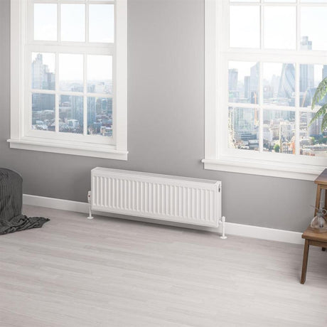 Eastbrook Type 22 Compact Panel Radiator 300mm x 1000mm - Gloss White - 25.0138 - TAP 'N' SHOWER