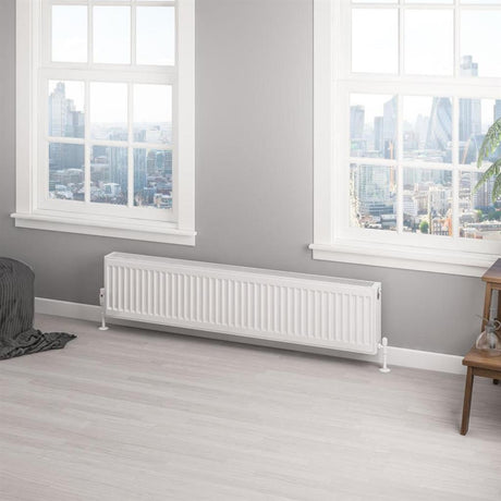 Eastbrook Type 22 Compact Panel Radiator 300mm x 1600mm - Gloss White - 25.0141 - TAP 'N' SHOWER