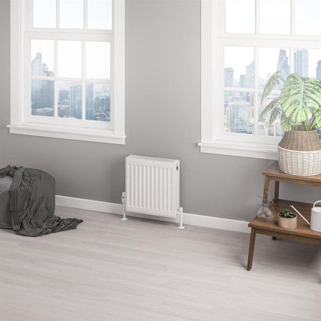 Eastbrook Type 22 Compact Panel Radiator 400mm x 400mm - Gloss White - 25.0143 - TAP 'N' SHOWER