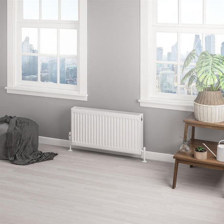 Eastbrook Type 22 Compact Panel Radiator 400mm x 800mm - Gloss White - 25.0147 - TAP 'N' SHOWER