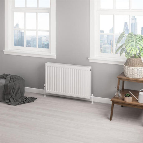 Eastbrook Type 22 Compact Panel Radiator 500mm x 800mm - Gloss White - 25.0160 - TAP 'N' SHOWER