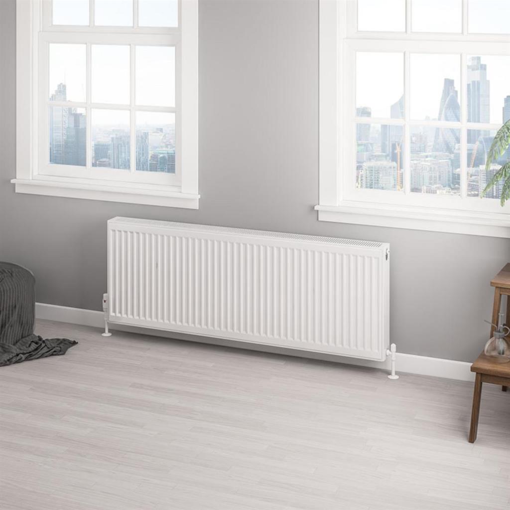 Eastbrook Type 22 Compact Panel Radiator 500mm x 1400mm - Gloss White - 25.0166 - TAP 'N' SHOWER