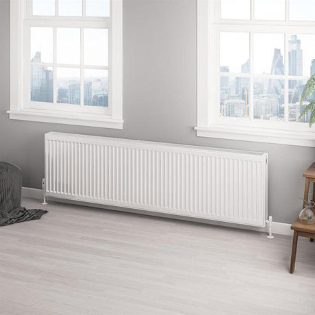 Eastbrook Type 22 Compact Panel Radiator 500mm x 1800mm - Gloss White - 25.0169 - TAP 'N' SHOWER