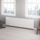 Eastbrook Type 22 Compact Panel Radiator 500mm x 2000mm - Gloss White - 25.0170 - TAP 'N' SHOWER