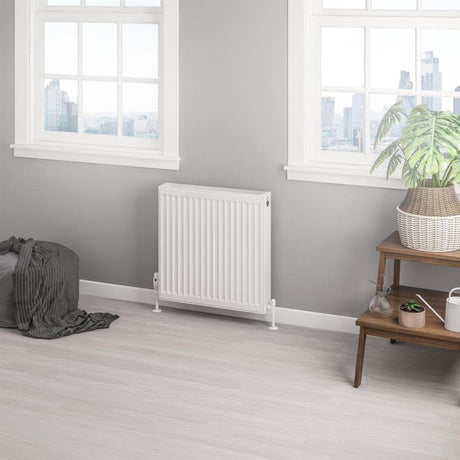 Eastbrook Type 22 Compact Panel Radiator 600mm x 600mm - Gloss White - 25.0173 - TAP 'N' SHOWER