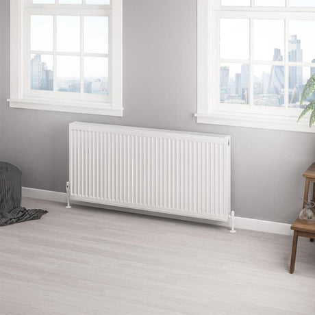 Eastbrook Type 22 Compact Panel Radiator 600mm x 1300mm - Gloss White - 25.0180 - TAP 'N' SHOWER