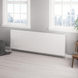 Eastbrook Type 22 Compact Panel Radiator 600mm x 2000mm - Gloss White - 25.0185 - TAP 'N' SHOWER