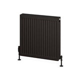 Eastbrook Type 22 Compact Panel Radiator 600mm x 800mm - Matt Black - 25.0196 - TAP 'N' SHOWER