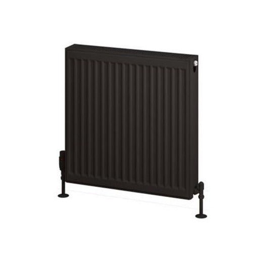 Eastbrook Type 22 Compact Panel Radiator 600mm x 800mm - Matt Black - 25.0196 - TAP 'N' SHOWER