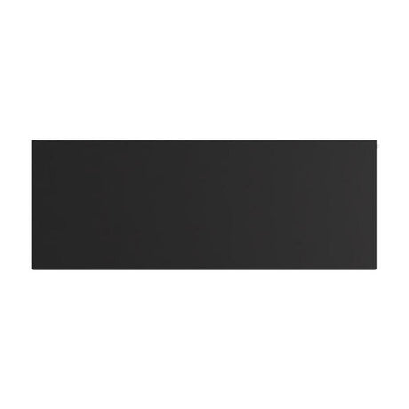 Eastbrook Flat Cover Plate 600mm x 1600mm - Matt Black - 25.5066 - TAP 'N' SHOWER
