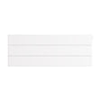 Eastbrook Flat Cover Plate With Lines 300mm x 800mm - Gloss White - 25.5071 - TAP 'N' SHOWER