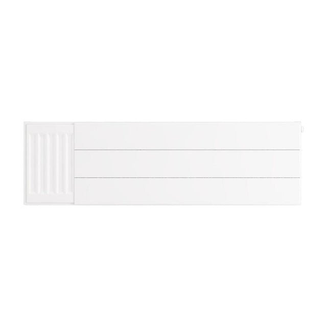 Eastbrook Flat Cover Plate With Lines 300mm x 1000mm - Gloss White - 25.5072 - TAP 'N' SHOWER