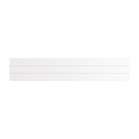 Eastbrook Flat Cover Plate With Lines 300mm x 1600mm - Gloss White - 25.5075 - TAP 'N' SHOWER