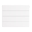 Eastbrook Flat Cover Plate With Lines 400mm x 500mm - Gloss White - 25.5078 - TAP 'N' SHOWER