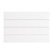 Eastbrook Flat Cover Plate With Lines 400mm x 600mm - Gloss White - 25.5079 - TAP 'N' SHOWER