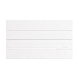 Eastbrook Flat Cover Plate With Lines 400mm x 700mm - Gloss White - 25.5080 - TAP 'N' SHOWER