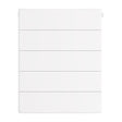 Eastbrook Flat Cover Plate With Lines 500mm x 400mm - Gloss White - 25.5090 - TAP 'N' SHOWER