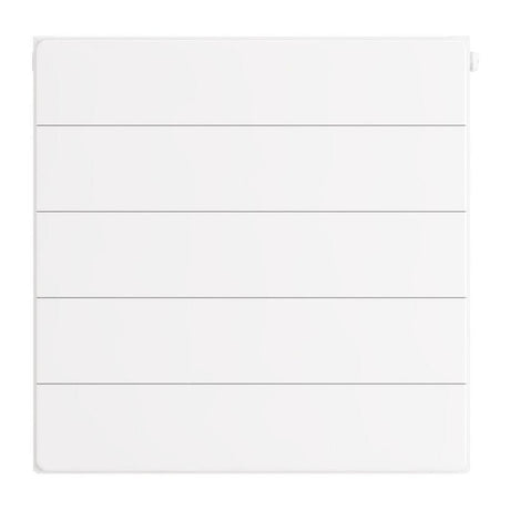 Eastbrook Flat Cover Plate With Lines 500mm x 500mm - Gloss White - 25.5091 - TAP 'N' SHOWER
