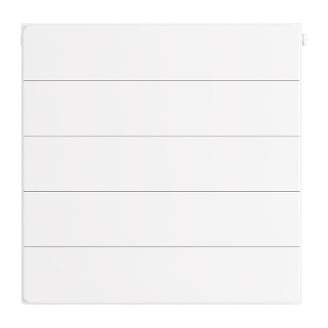 Eastbrook Flat Cover Plate With Lines 500mm x 500mm - Gloss White - 25.5091 - TAP 'N' SHOWER