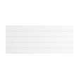 Eastbrook Flat Cover Plate With Lines 500mm x 1200mm - Gloss White - 25.5098 - TAP 'N' SHOWER