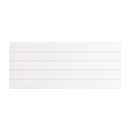 Eastbrook Flat Cover Plate With Lines 500mm x 1200mm - Gloss White - 25.5098 - TAP 'N' SHOWER