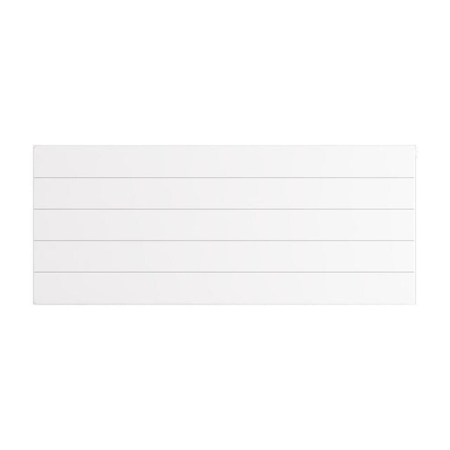Eastbrook Flat Cover Plate With Lines 500mm x 1200mm - Gloss White - 25.5098 - TAP 'N' SHOWER