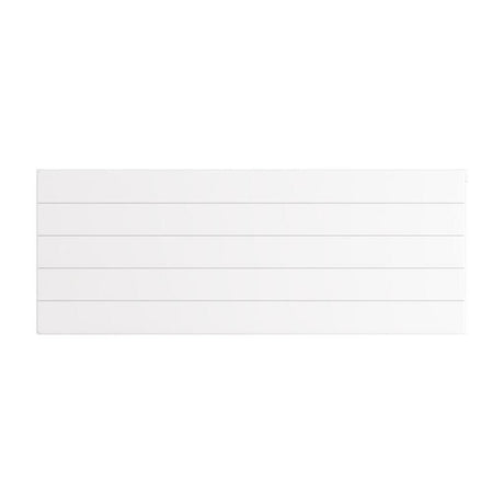 Eastbrook Flat Cover Plate With Lines 500mm x 1300mm - Gloss White - 25.5099 - TAP 'N' SHOWER