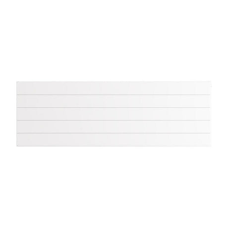 Eastbrook Flat Cover Plate With Lines 500mm x 1500mm - Gloss White - 25.5101 - TAP 'N' SHOWER