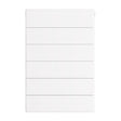 Eastbrook Flat Cover Plate With Lines 600mm x 400mm - Gloss White - 25.5105 - TAP 'N' SHOWER
