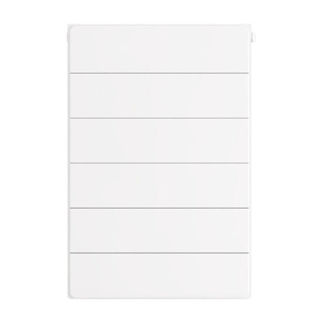 Eastbrook Flat Cover Plate With Lines 600mm x 400mm - Gloss White - 25.5105 - TAP 'N' SHOWER