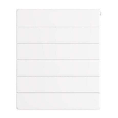 Eastbrook Flat Cover Plate With Lines 600mm x 500mm - Gloss White - 25.5106 - TAP 'N' SHOWER
