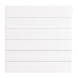 Eastbrook Flat Cover Plate With Lines 600mm x 600mm - Gloss White - 25.5107 - TAP 'N' SHOWER
