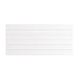 Eastbrook Flat Cover Plate With Lines 600mm x 1300mm - Gloss White - 25.5114 - TAP 'N' SHOWER