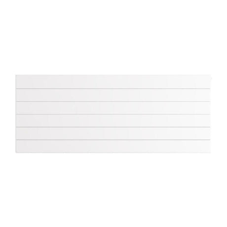 Eastbrook Flat Cover Plate With Lines 600mm x 1500mm - Gloss White - 25.5116 - TAP 'N' SHOWER