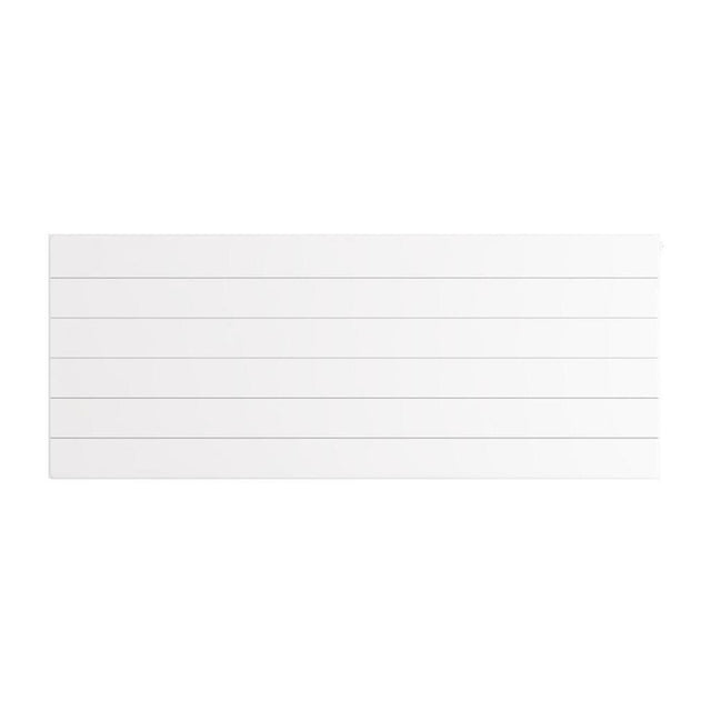 Eastbrook Flat Cover Plate With Lines 600mm x 1500mm - Gloss White - 25.5116 - TAP 'N' SHOWER