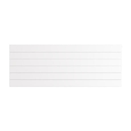 Eastbrook Flat Cover Plate With Lines 600mm x 1600mm - Gloss White - 25.5117 - TAP 'N' SHOWER