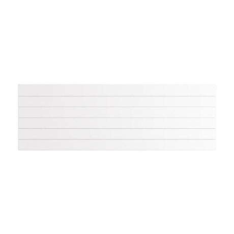 Eastbrook Flat Cover Plate With Lines 600mm x 1800mm - Gloss White - 25.5118 - TAP 'N' SHOWER