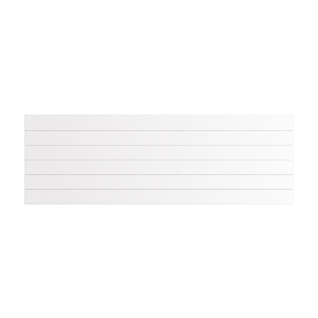 Eastbrook Flat Cover Plate With Lines 600mm x 1800mm - Gloss White - 25.5118 - TAP 'N' SHOWER