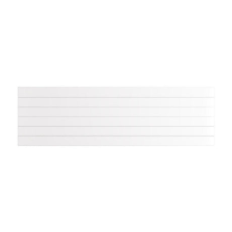 Eastbrook Flat Cover Plate With Lines 600mm x 2000mm - Gloss White - 25.5119 - TAP 'N' SHOWER