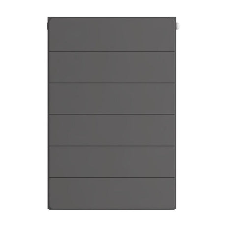 Eastbrook Flat Cover Plate With Lines 600mm x 400mm - Matt Anthracite - 25.5120 - TAP 'N' SHOWER
