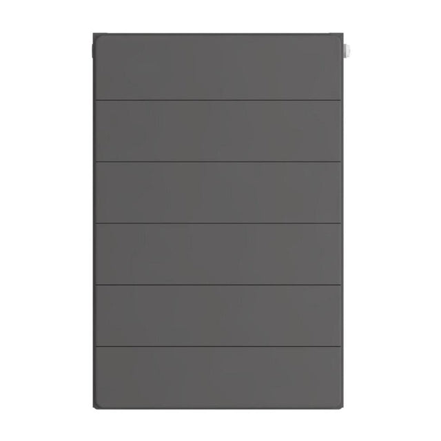Eastbrook Flat Cover Plate With Lines 600mm x 400mm - Matt Anthracite - 25.5120 - TAP 'N' SHOWER