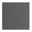Eastbrook Flat Cover Plate With Lines 600mm x 600mm - Matt Anthracite - 25.5121 - TAP 'N' SHOWER