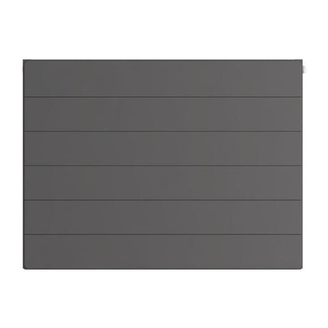 Eastbrook Flat Cover Plate With Lines 600mm x 800mm - Matt Anthracite - 25.5122 - TAP 'N' SHOWER