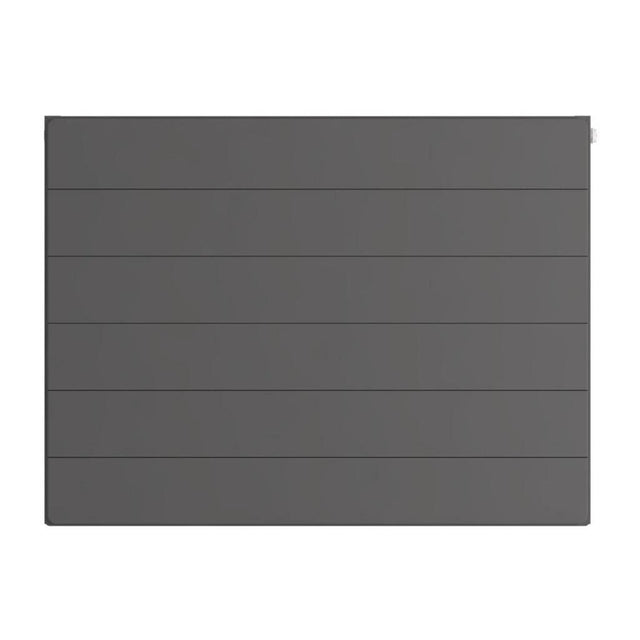 Eastbrook Flat Cover Plate With Lines 600mm x 800mm - Matt Anthracite - 25.5122 - TAP 'N' SHOWER