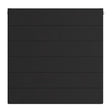 Eastbrook Flat Cover Plate With Lines 600mm x 600mm - Matt Black - 25.5129 - TAP 'N' SHOWER