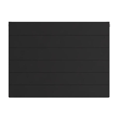 Eastbrook Flat Cover Plate With Lines 600mm x 800mm - Matt Black - 25.5130 - TAP 'N' SHOWER
