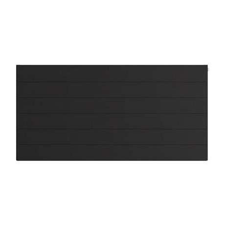 Eastbrook Flat Cover Plate With Lines 600mm x 1200mm - Matt Black - 25.5132 - TAP 'N' SHOWER