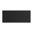Eastbrook Flat Cover Plate With Lines 600mm x 1400mm - Matt Black - 25.5133 - TAP 'N' SHOWER